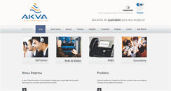 Desktop Screenshot of akva.com.br