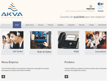 Tablet Screenshot of akva.com.br